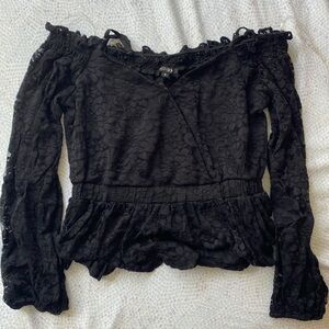 Black Lace Long Sleeve